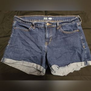 Dark Denim Jean Shorts